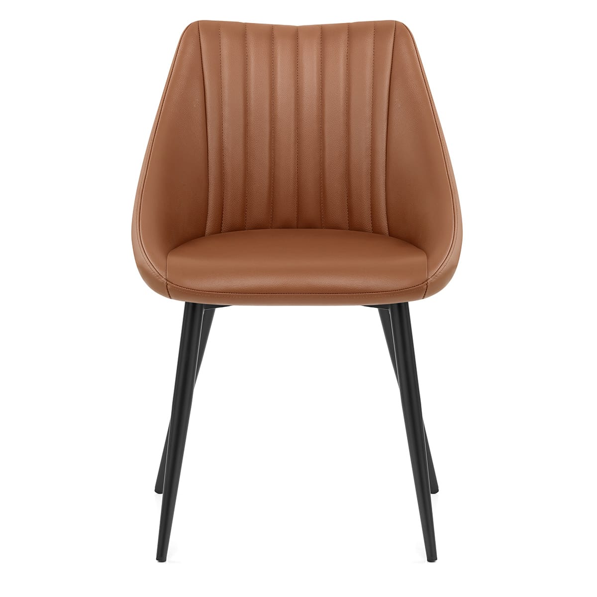 Sedia Vera Pelle - Strata Marrone