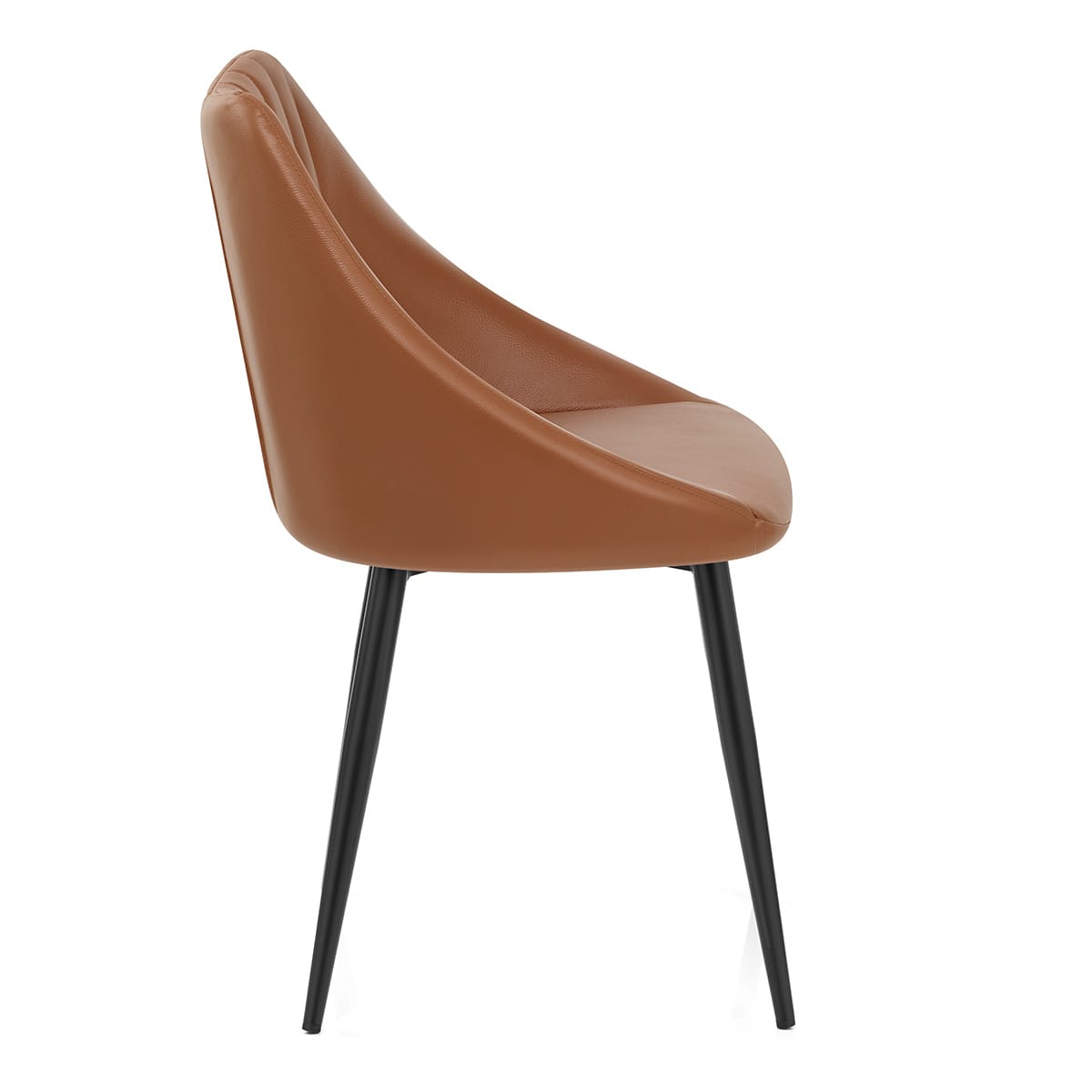 Sedia Vera Pelle - Strata Marrone