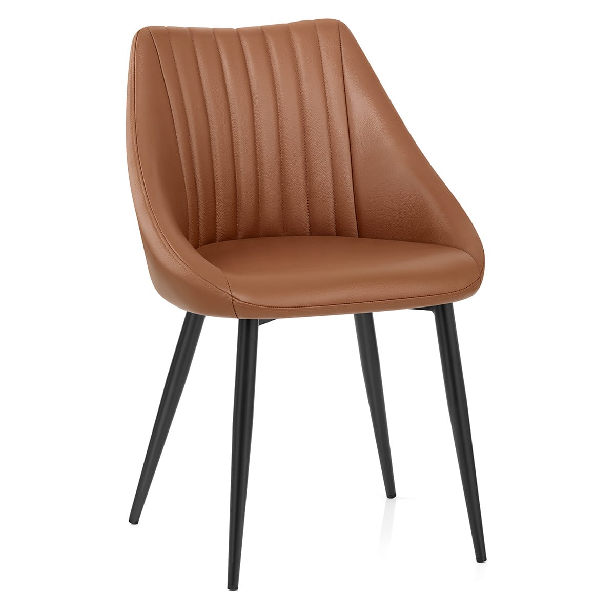 Sedia Vera Pelle - Strata Marrone