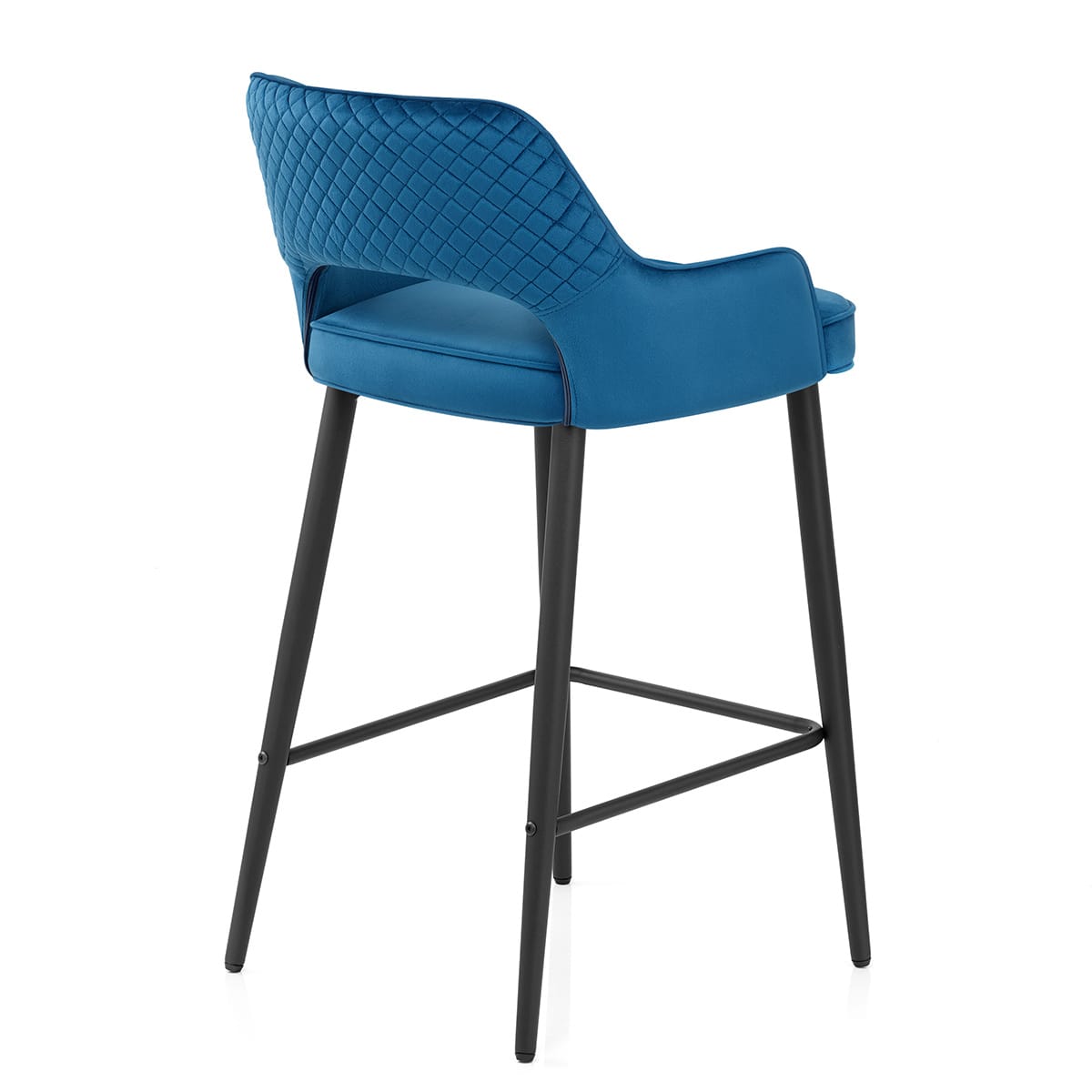 Sgabello Velluto - Sutton Blu