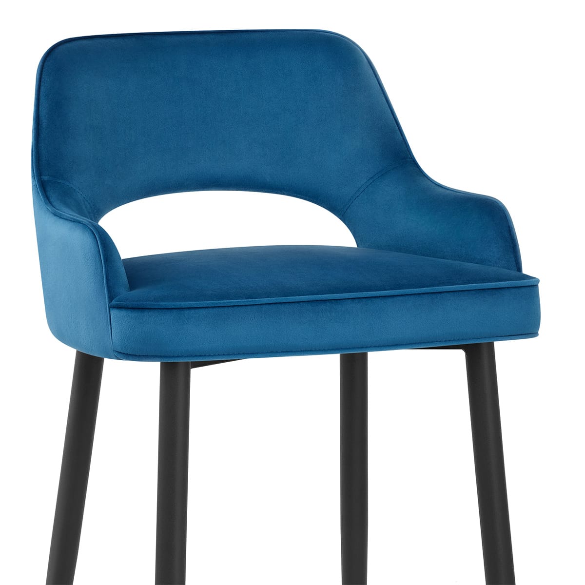 Sgabello Velluto - Sutton Blu