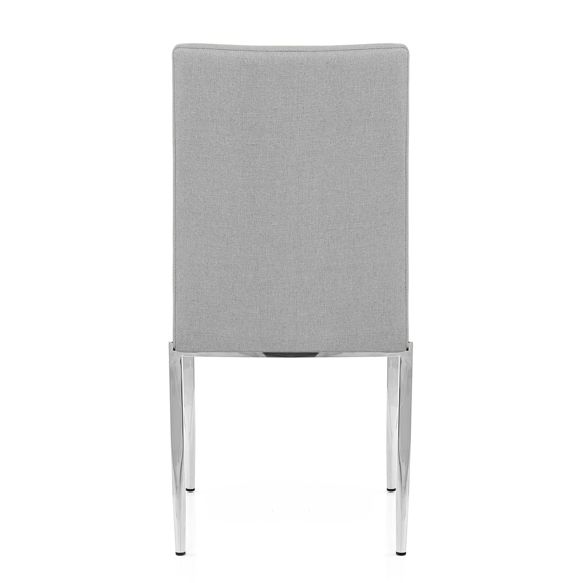 Sedia Tessuto Cromato - Taurus Grigio