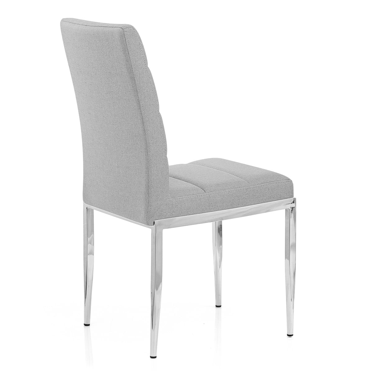 Sedia Tessuto Cromato - Taurus Grigio
