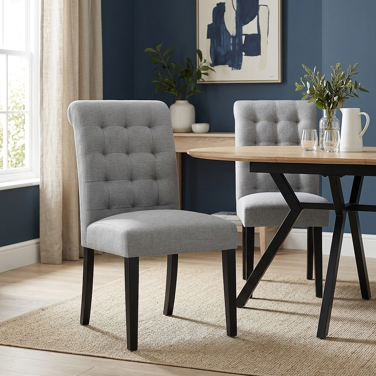 Sedia Tessuto - Thornton Grigio
