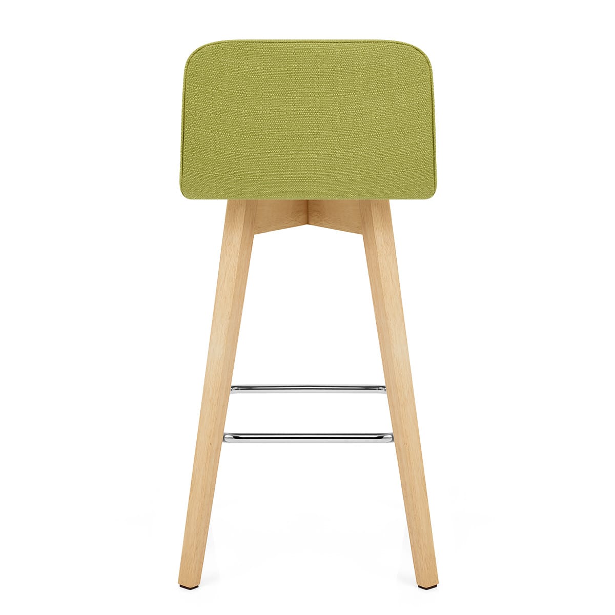 Sgabello Tessuto Legno - Tide Verde