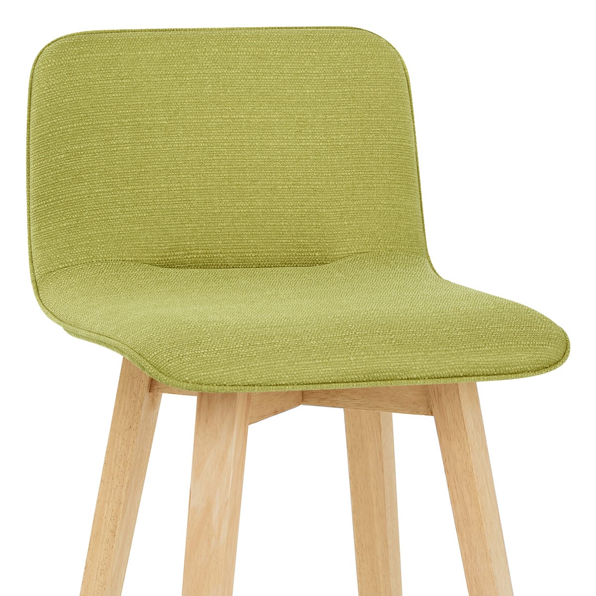 Sgabello Tessuto Legno - Tide Verde