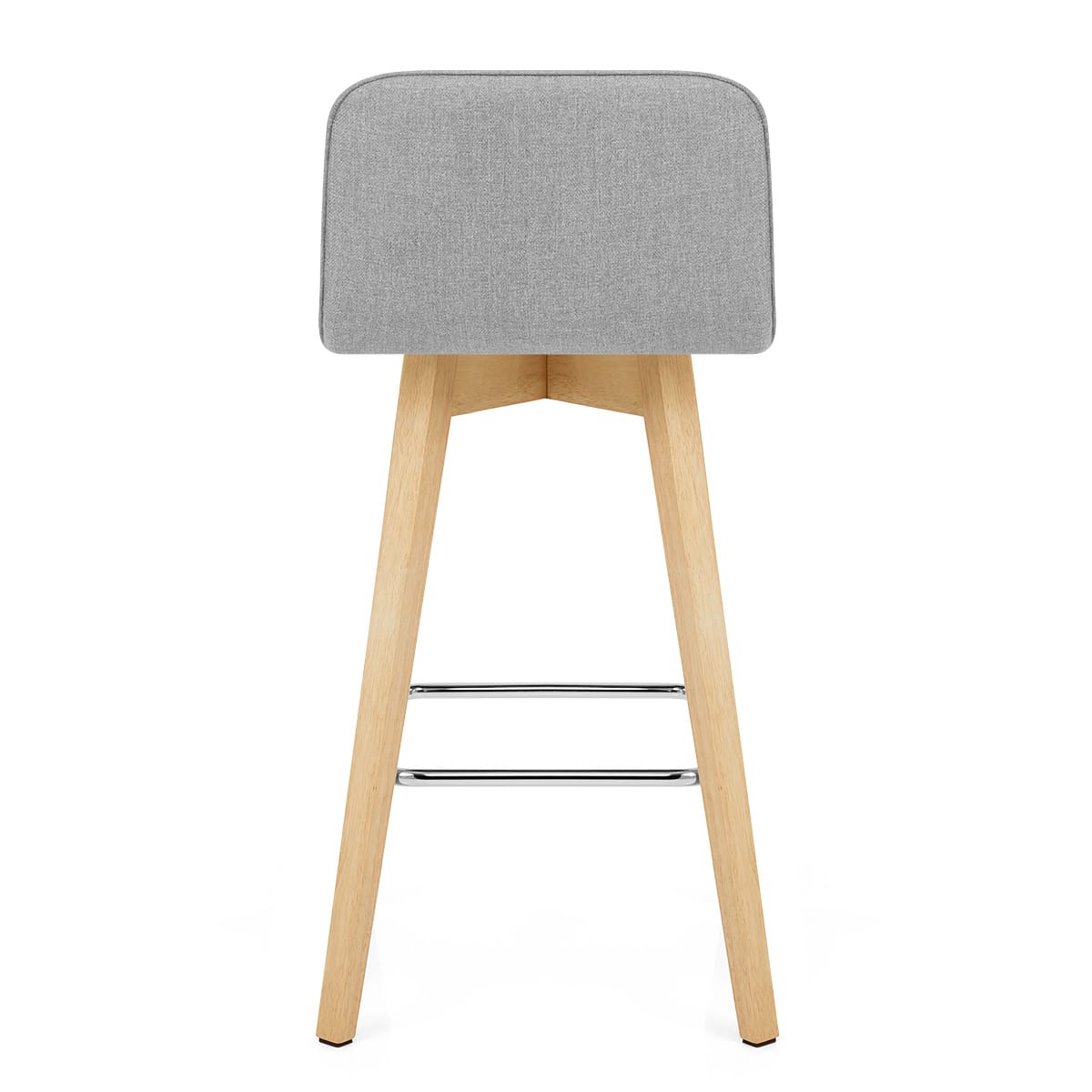 Sgabello Tessuto Legno - Tide Grigio