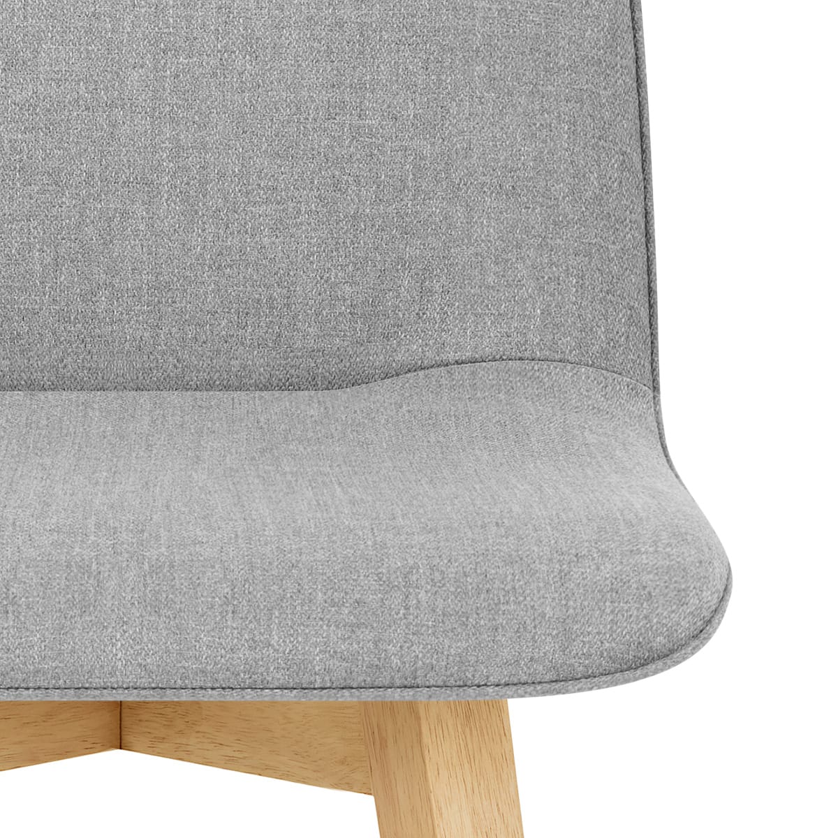 Sgabello Tessuto Legno - Tide Grigio