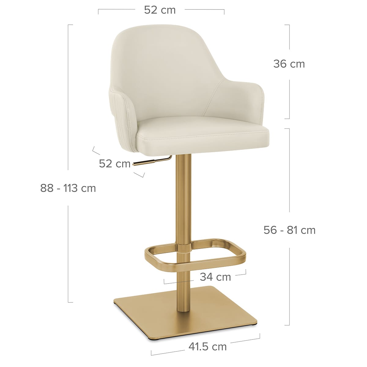 Sgabello Oro - Toni Crema
