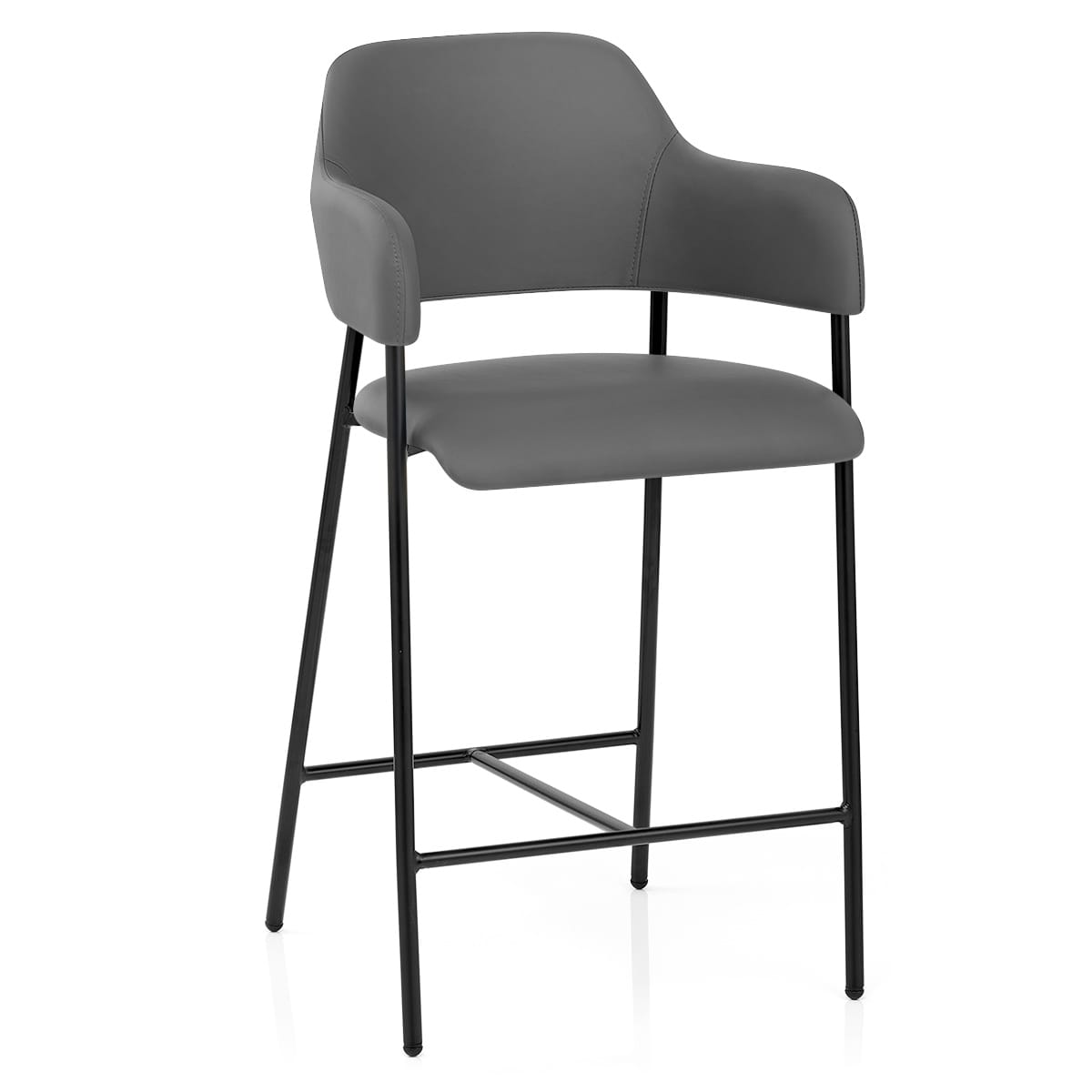 Sgabello Ecopelle - Trent Grigio
