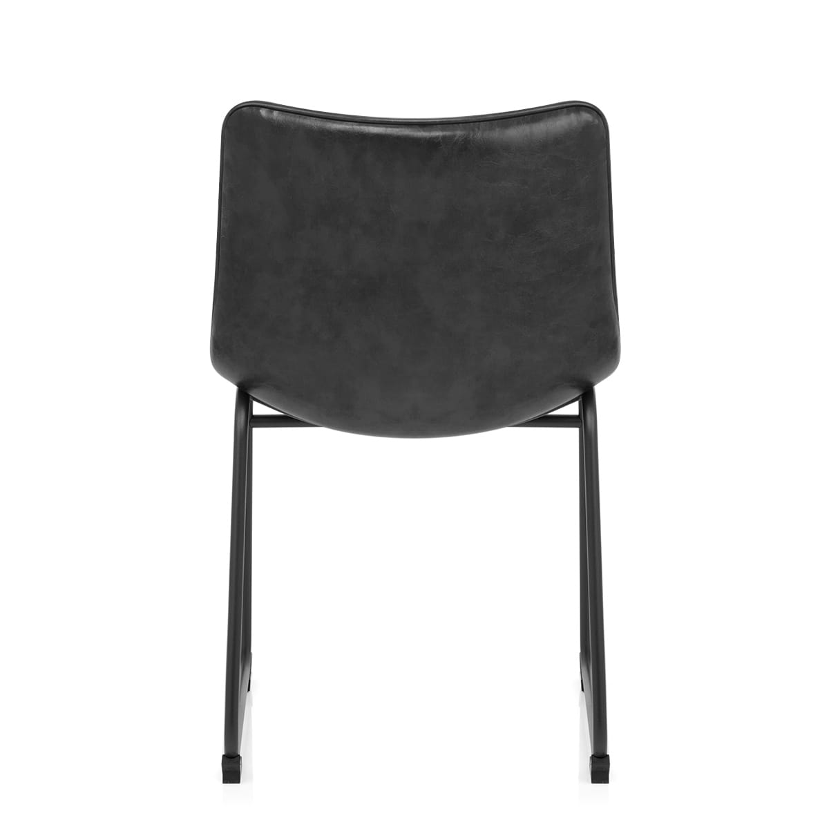 Sedia Ecopelle Anticata Satinata - Tucker Nero