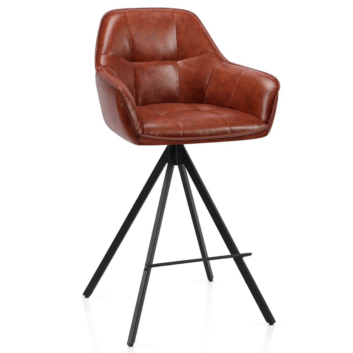 Sgabello Ecopelle - Venice Marrone