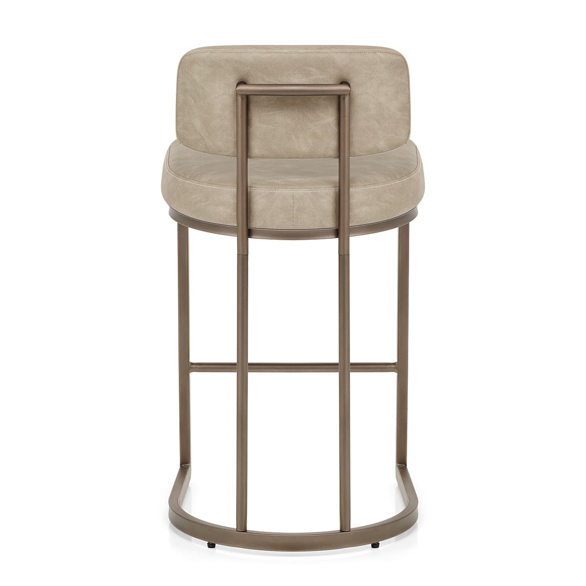 Sgabello Ecopelle - Verve Crema