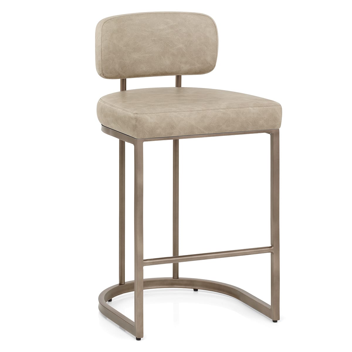 Sgabello Ecopelle - Verve Crema