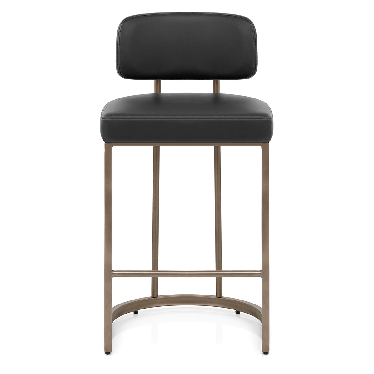Sgabello Ecopelle - Verve Nero