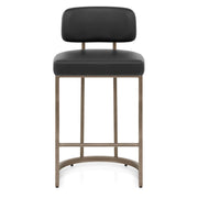 Sgabello Ecopelle - Verve Nero