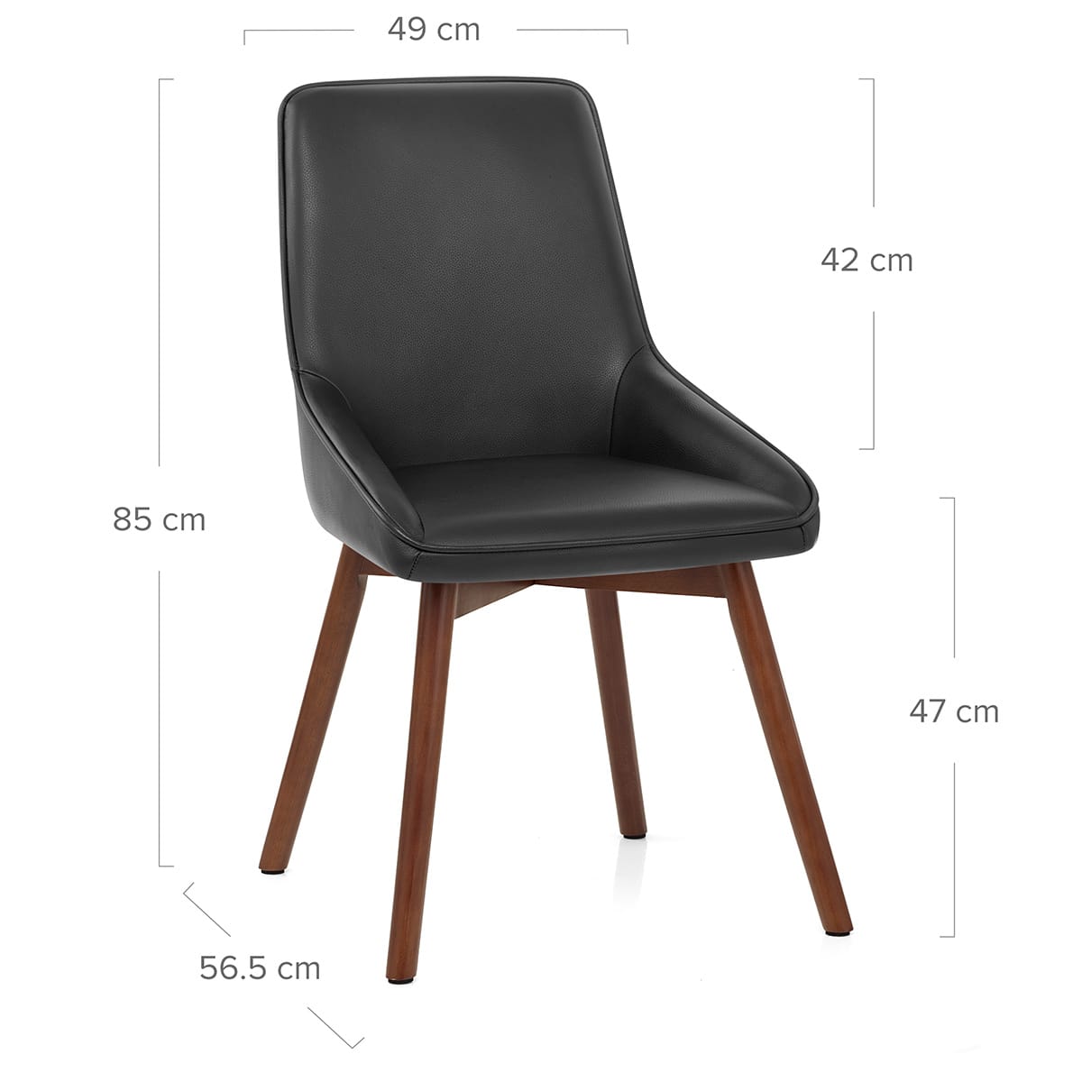 Sedia Vera Pelle Noce - Vito Nero