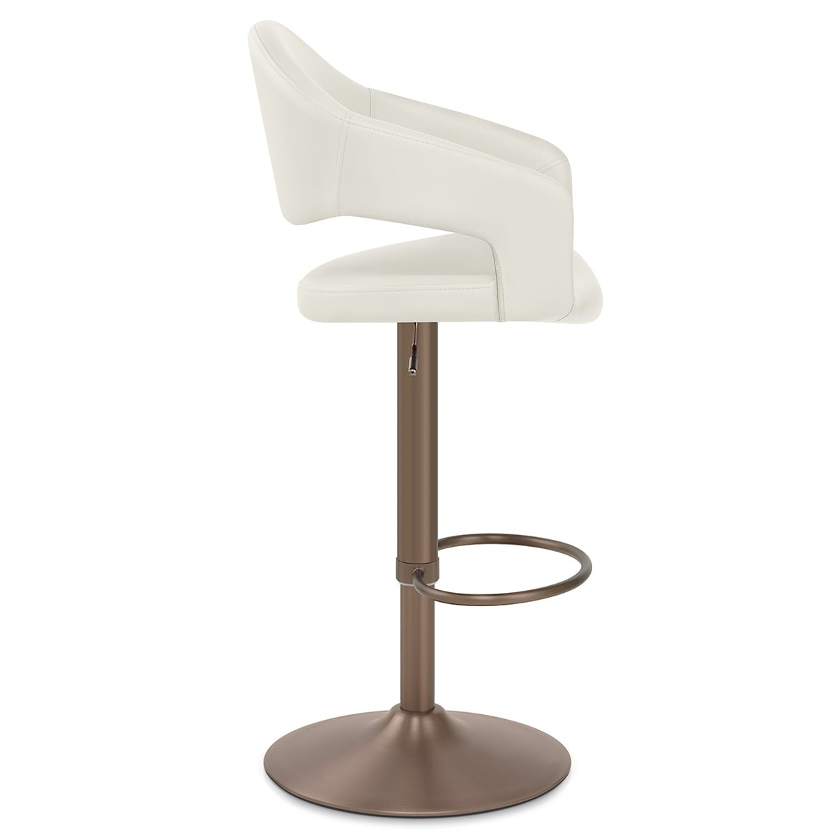 Sgabello Ecopelle - Washington Crema