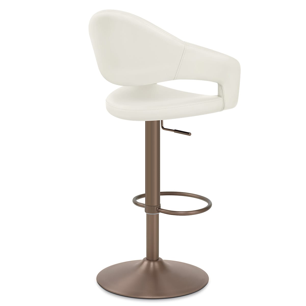 Sgabello Ecopelle - Washington Crema