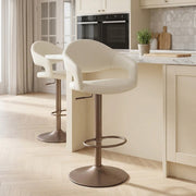 Sgabello Ecopelle - Washington Crema