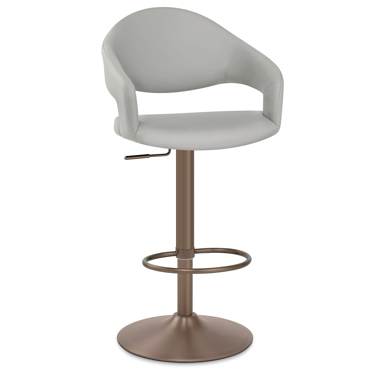 Sgabello Ecopelle - Washington Grigio