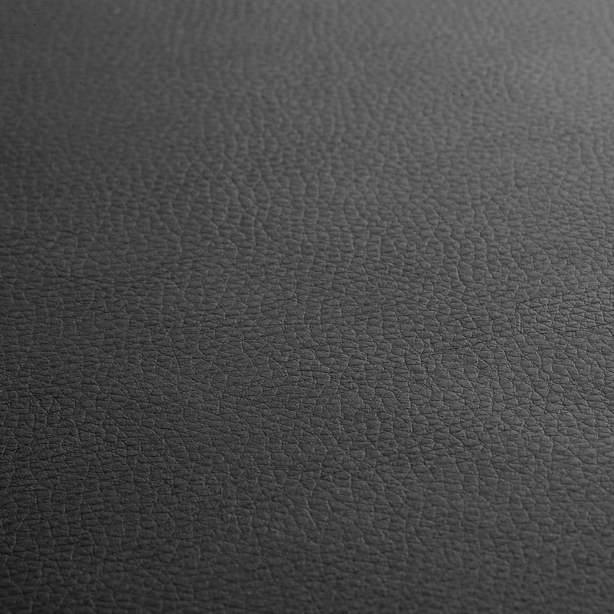 Sgabello Ecopelle Cromato - Haut Zed Nero