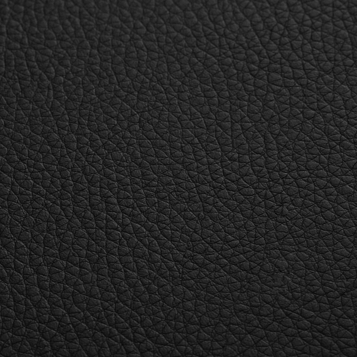 Sgabello Ecopelle Cromato - Zaza Nero
