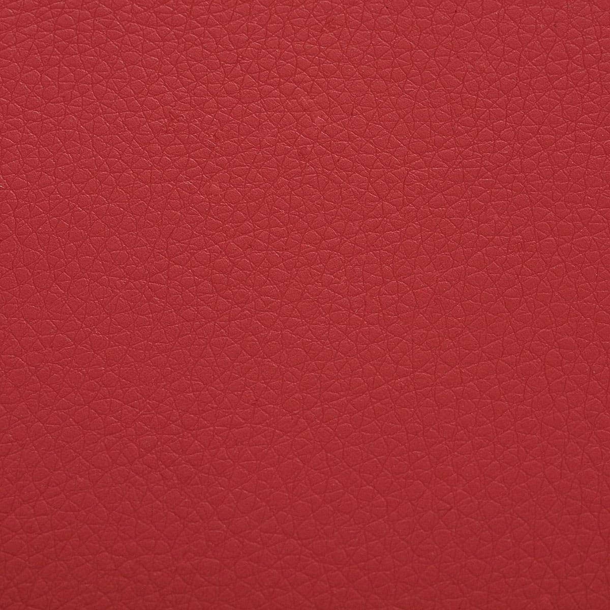 Sgabello Ecopelle Cromato - Zaza Rosso